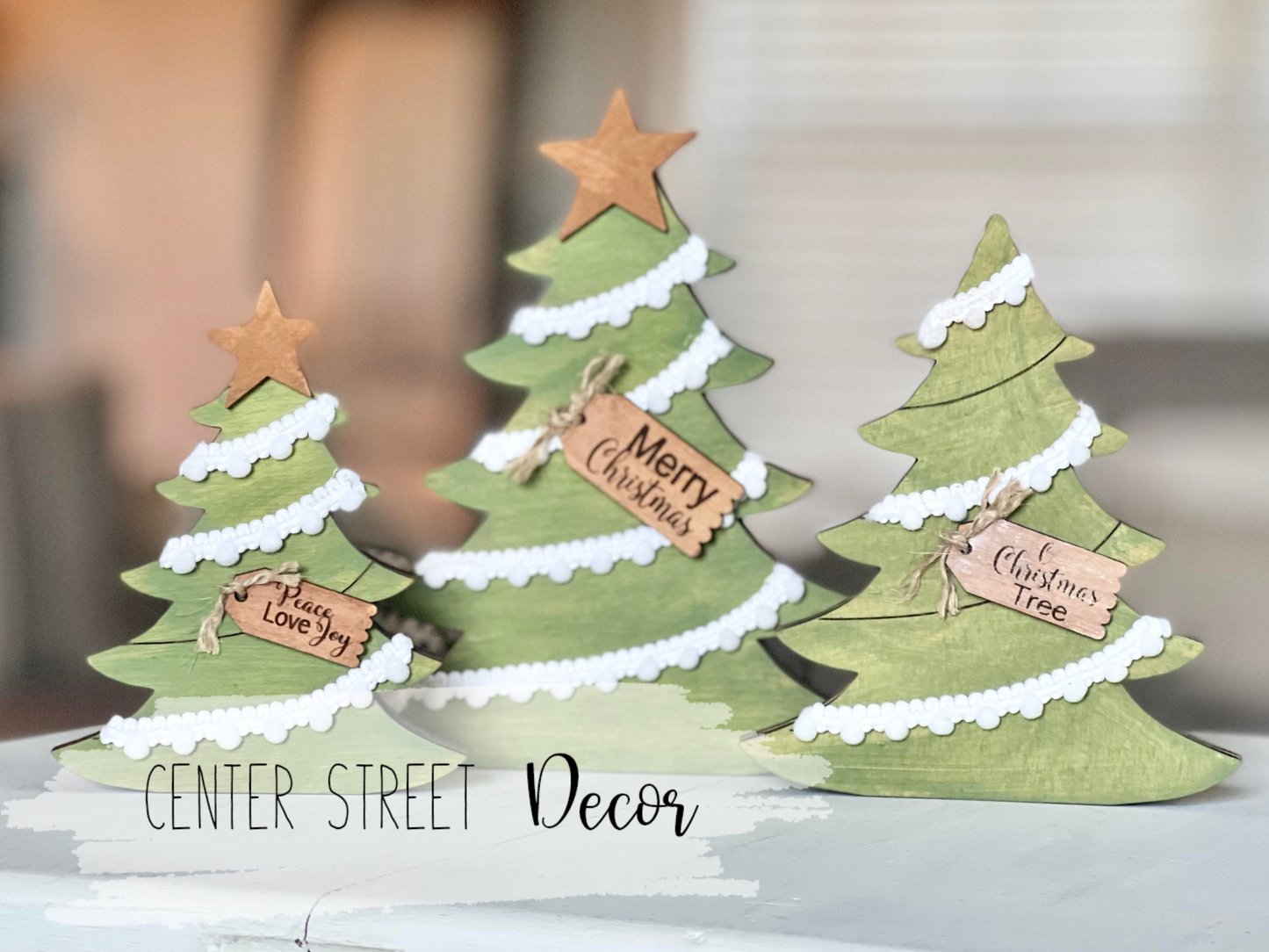Christmas Trees Shelf Sitter