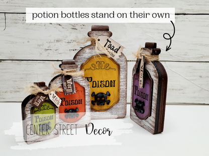 Potion Bottles Shelf Sitter
