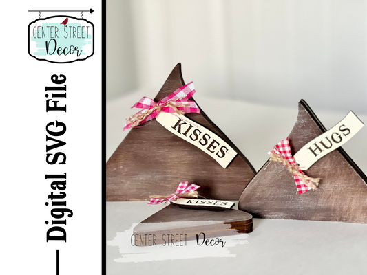 Chocolate Kiss Shelf Sitter