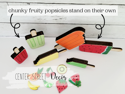 Fruity Popsicles Shelf Sitter