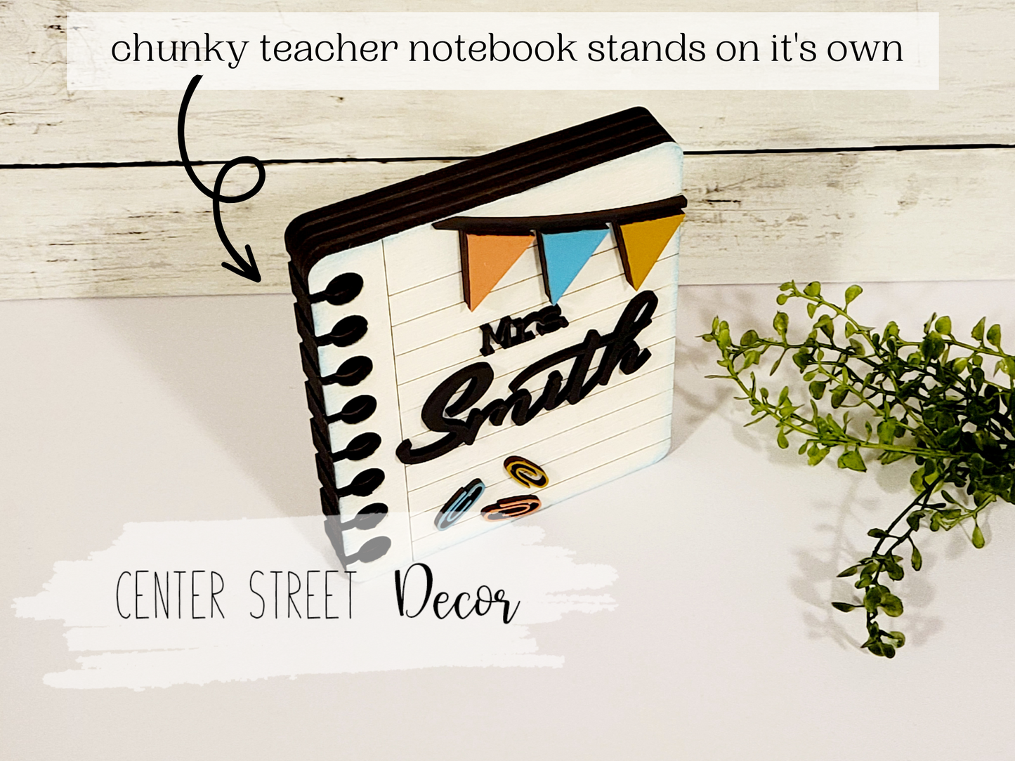 Teacher Notebook Shelf Sitter