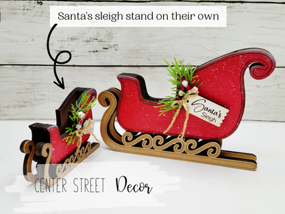 Santa's Sleigh Shelf Sitter