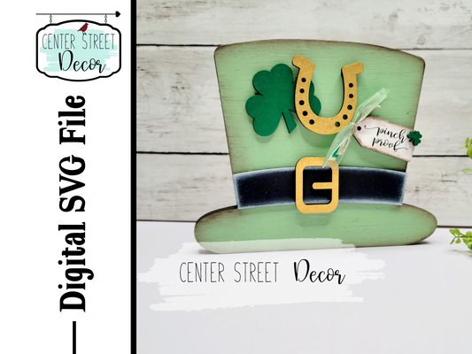 St. Patrick's Day Hat Shelf Sitter