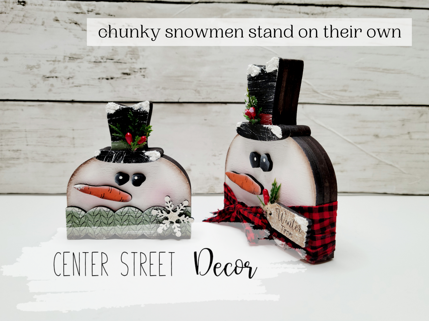 Winter Snowman Shelf Sitter